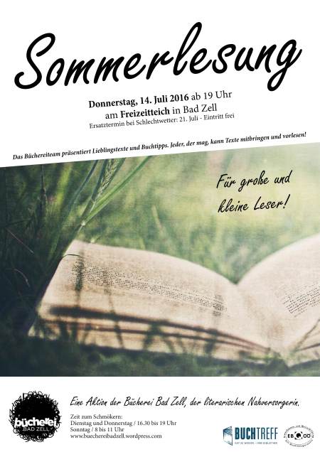 Lesung am Badesee 2016