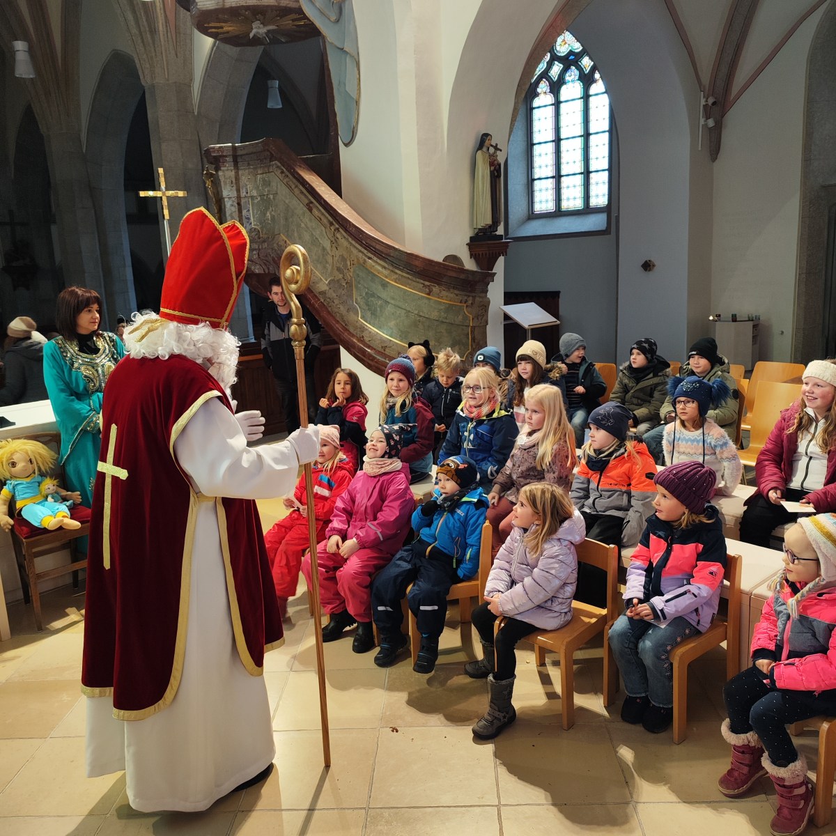 Mitmachlesung in der Kirche