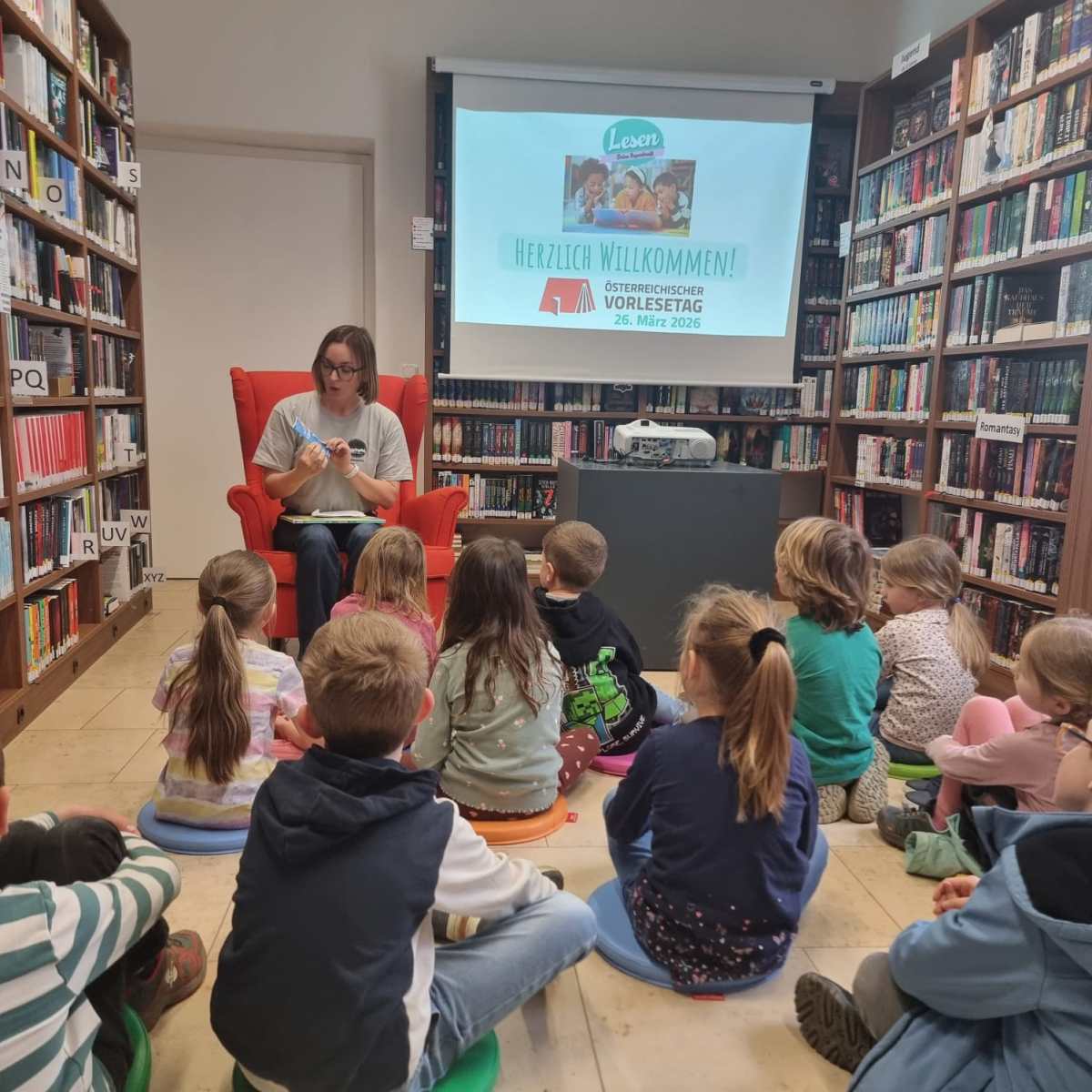 Vorlesetag in der Bücherei